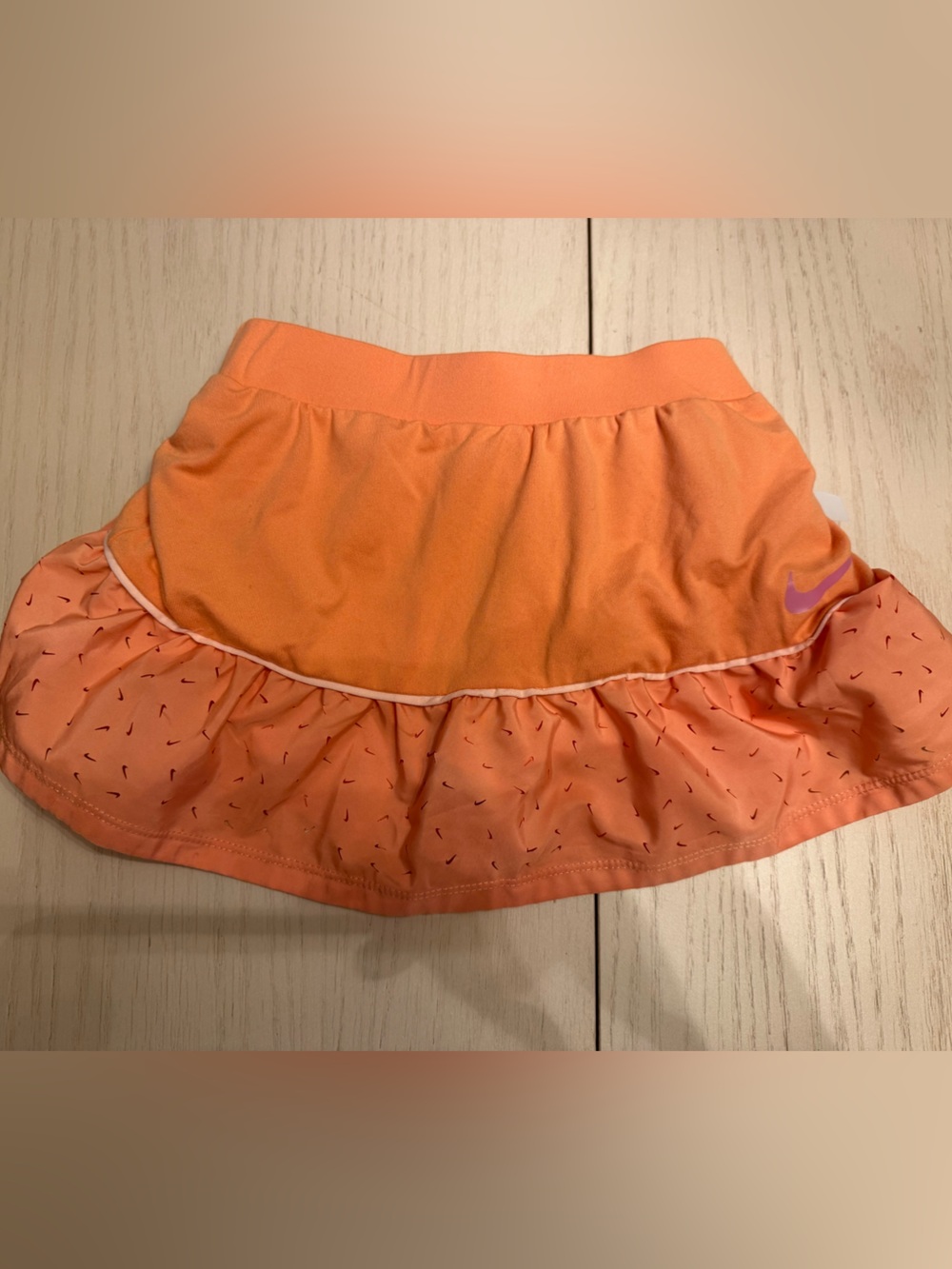 Adorable Nike size skort Tennis skirt small 6-7 Years Ruffle